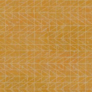 Vliestapete Ethnic Origin grafisches Muster orange
